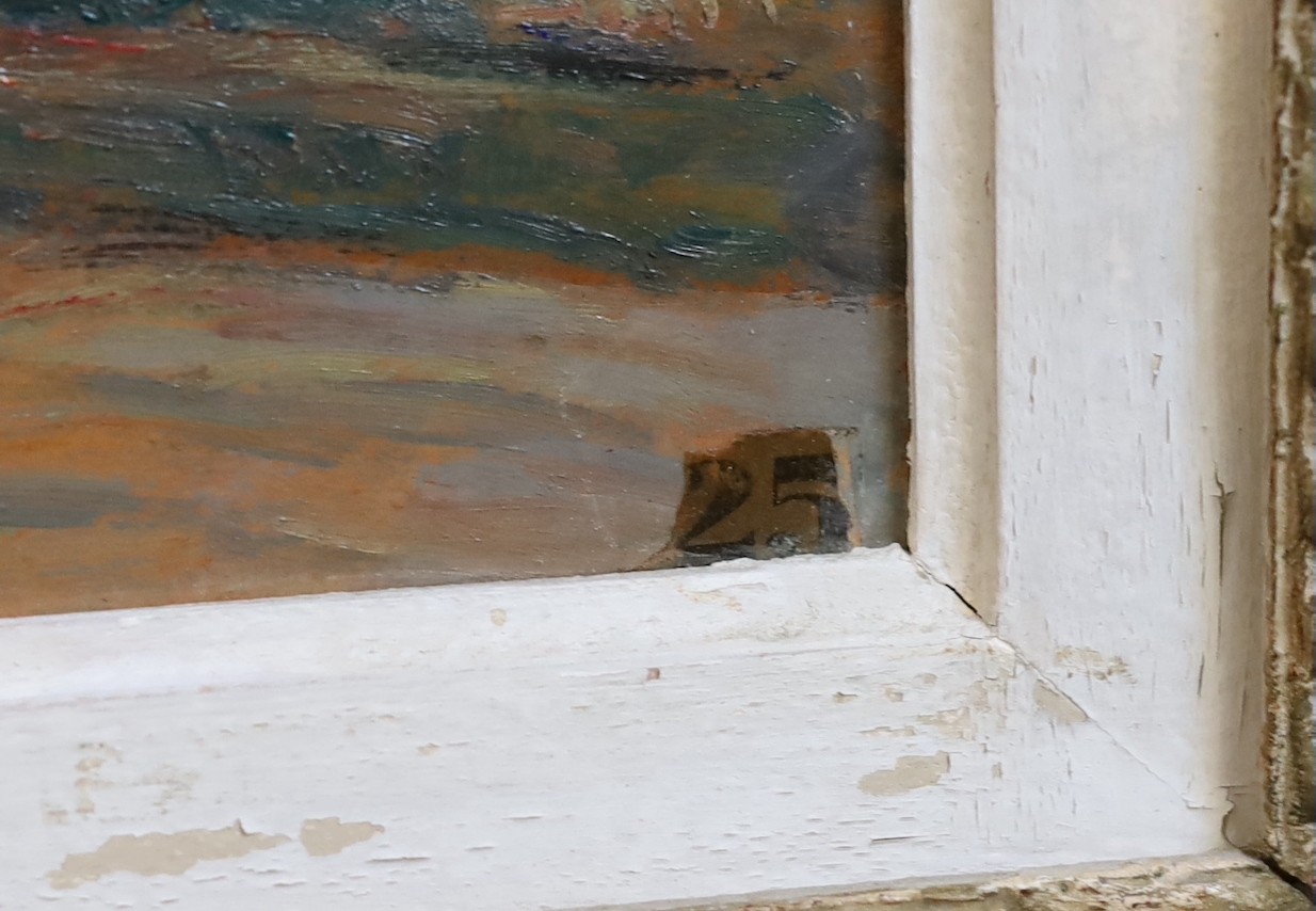 A. Raffin , 'La Biesse ...', oil on paper laid on board, 26 x 34cm